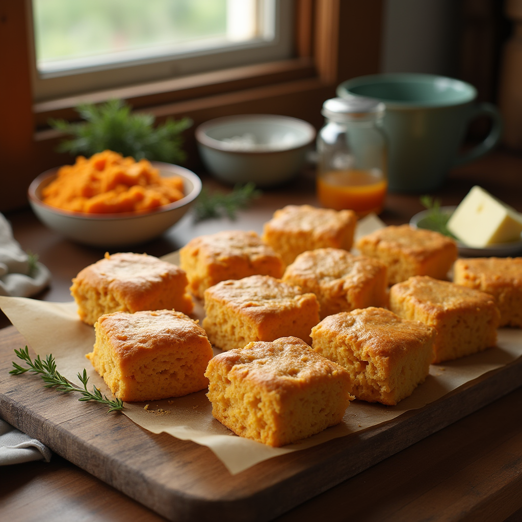 Learn how to make sweet potato biscuits with this easy step-by-step guide. Perfect for beginners and guaranteed to be delicious every time!		
