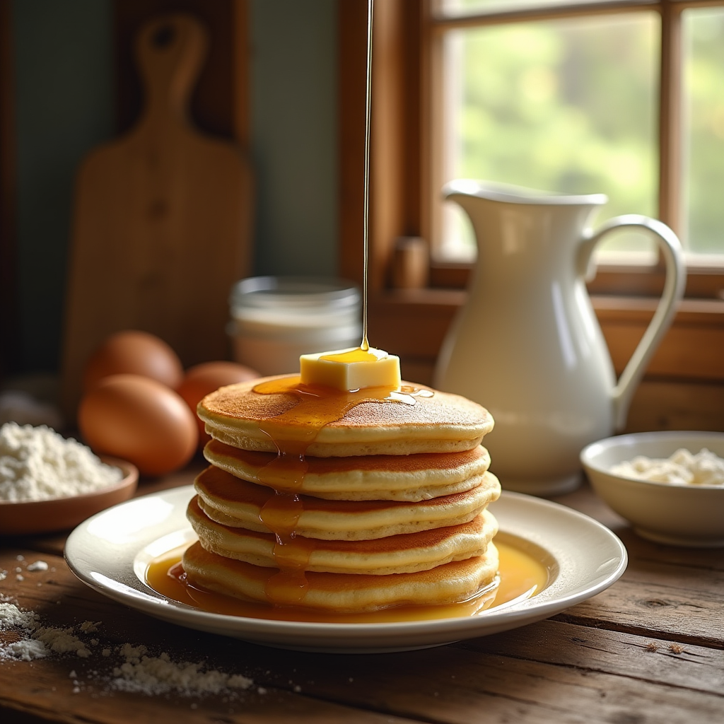 l
Learn how to make Cracker Barrel pancakes at home with this easy recipe. Enjoy fluffy, delicious buttermilk pancakes just like the restaurant!					
